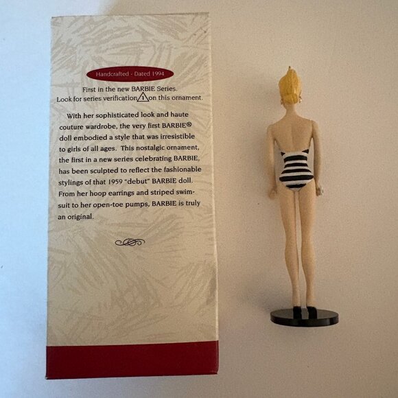 Hallmark Barbie Debut 1959 ornament, w/ box - Picture 2 of 4
